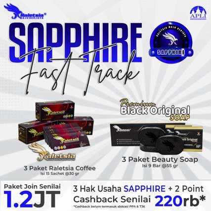 Paket Join Member Bisnis Raletsia-Sapphire 3HU-